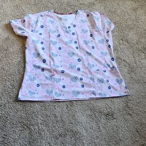 Divine stretch scrub top